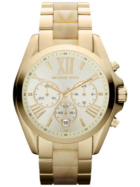 stainless steel michael kors watch.